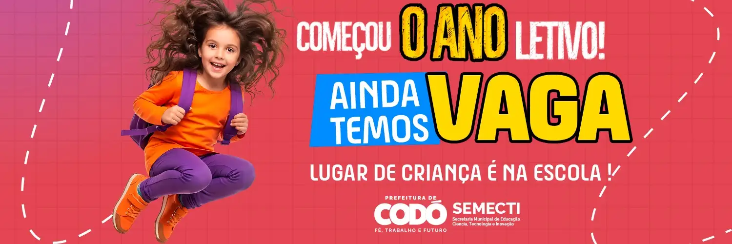 Rede Municipal de Ensino de Codó inicia ano letivo 2026 e divulga mais de 2 mil vagas remanescentes na zona urbana