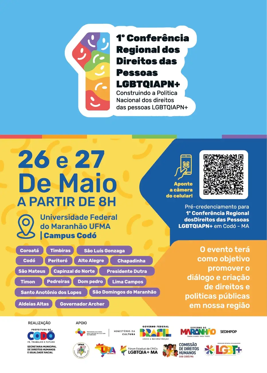 Prefeitura de Codó promove Primeira Conferência Regional dos Direitos das Pessoas LGBTQIAPN+