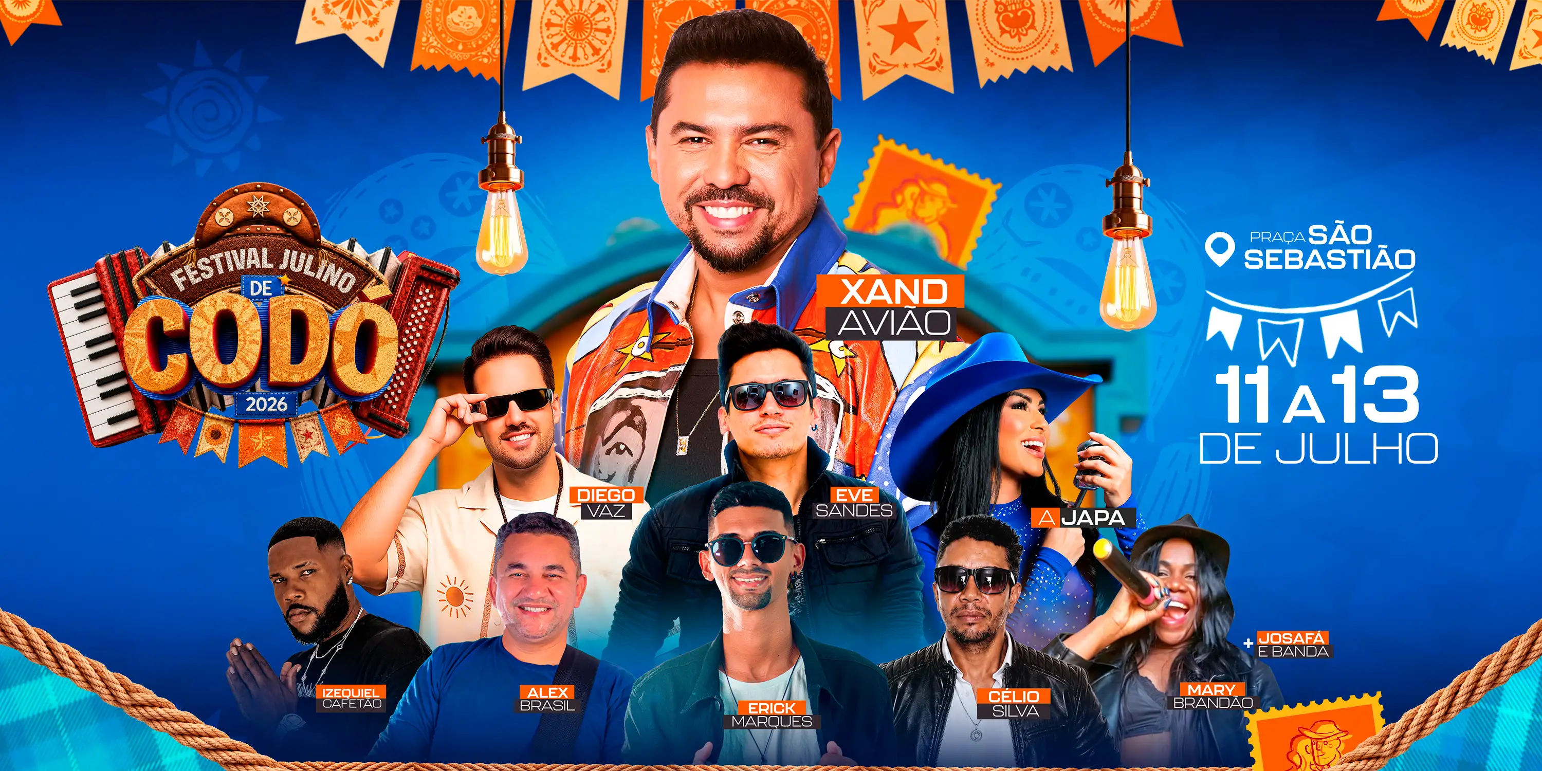 Foto 1 – Prefeitura de Codó anuncia Festival Julino 2026 com três dias de cultura, tradição e show de Xand Avião