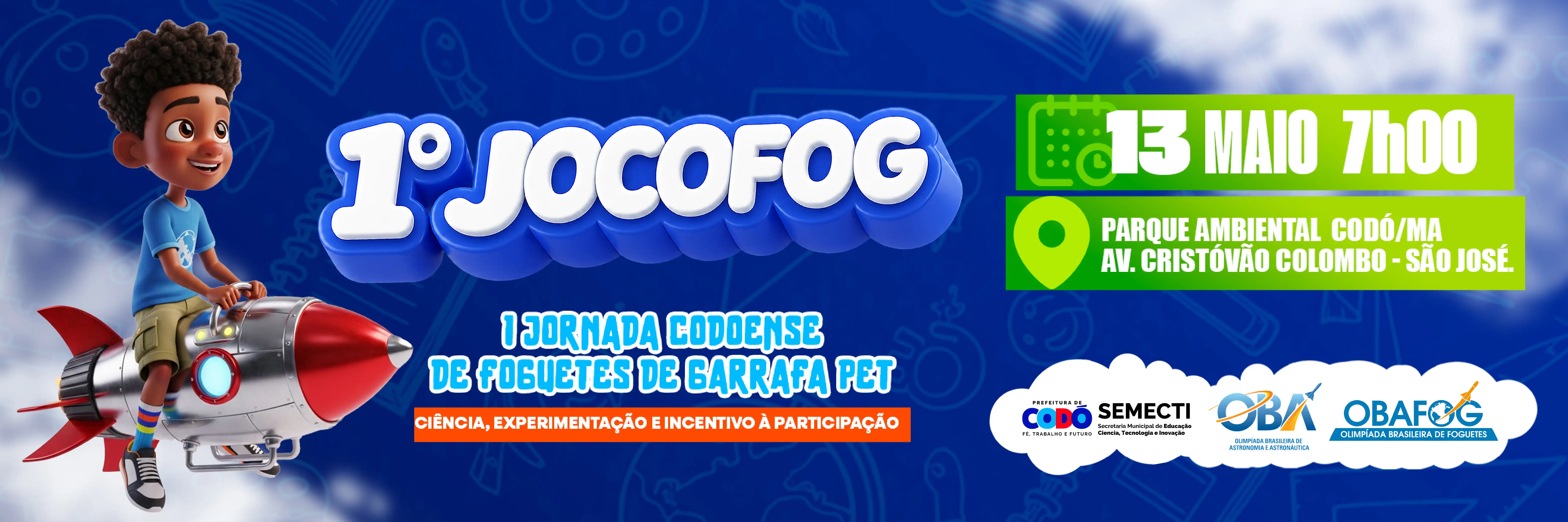 Ciência, criatividade e sustentabilidade marcam a I Jornada Codoense de Foguetes de Garrafa PET