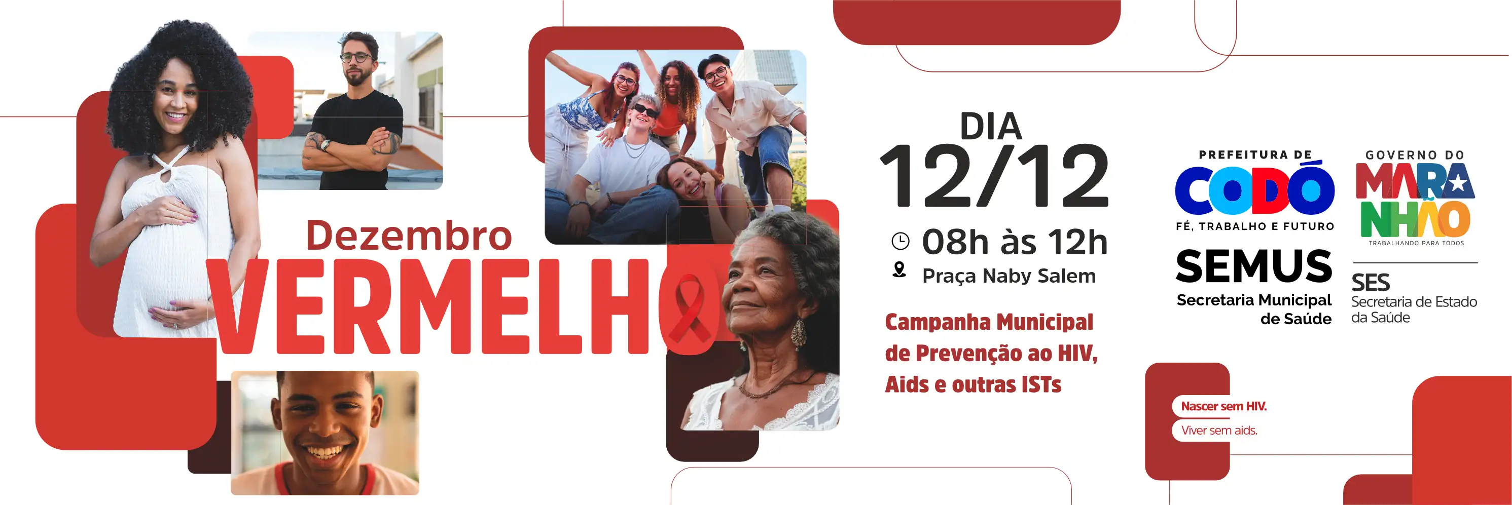 Codó intensifica ações de prevenção ao HIV/Aids com abertura da Campanha Dezembro Vermelho nesta sexta (12)