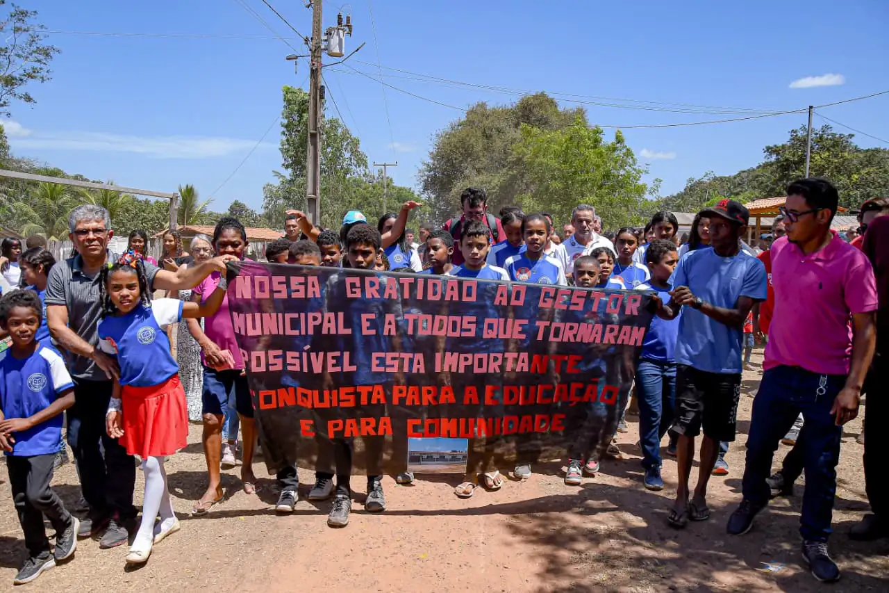 Foto 5 – Prefeitura de Codó entrega Escola Santa Lúcia completamente reestruturada à comunidade de Cacimba de Areia, na zona rural do município