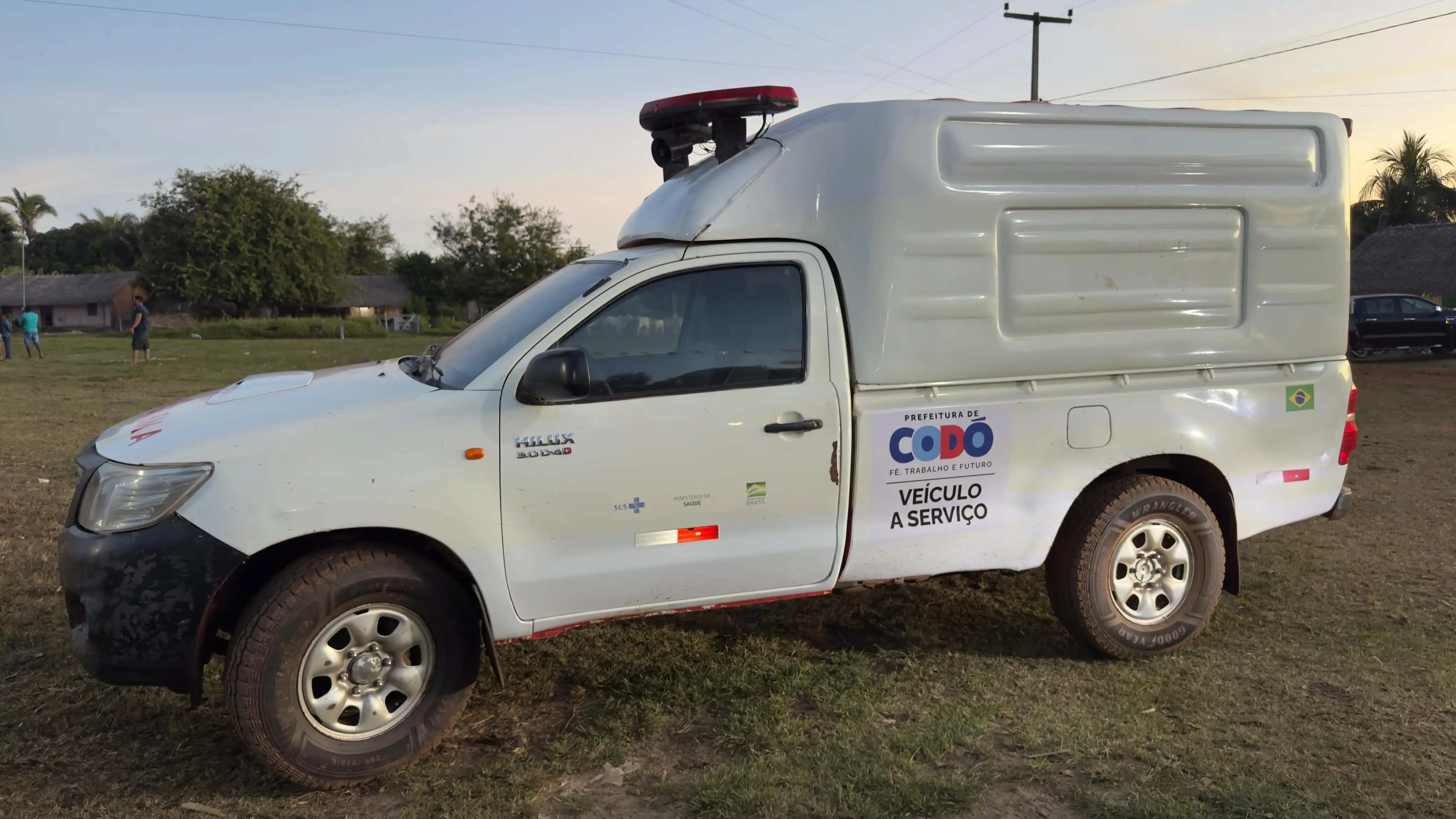 Boa Vista do Procópio recebe ambulância para reforçar atendimentos de urgência