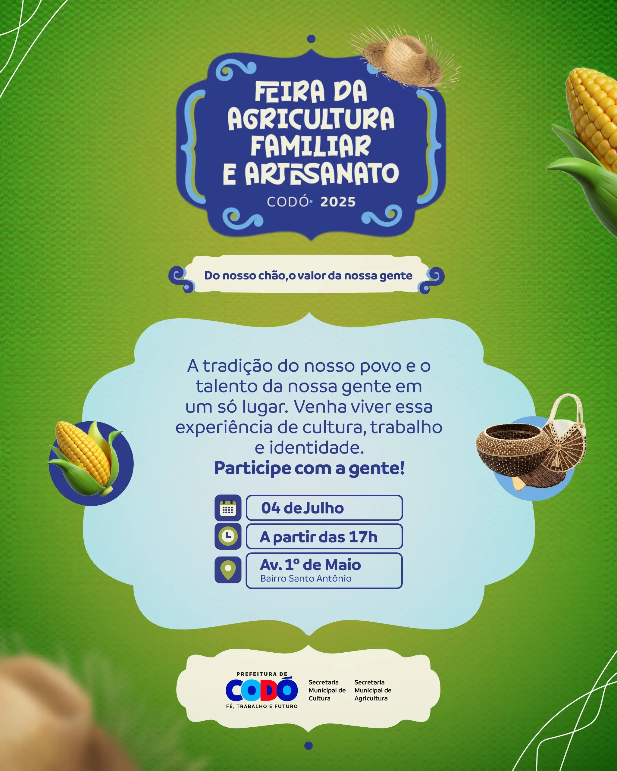 Prefeitura de Codó promove a II Feira da Agricultura Familiar e Artesanato