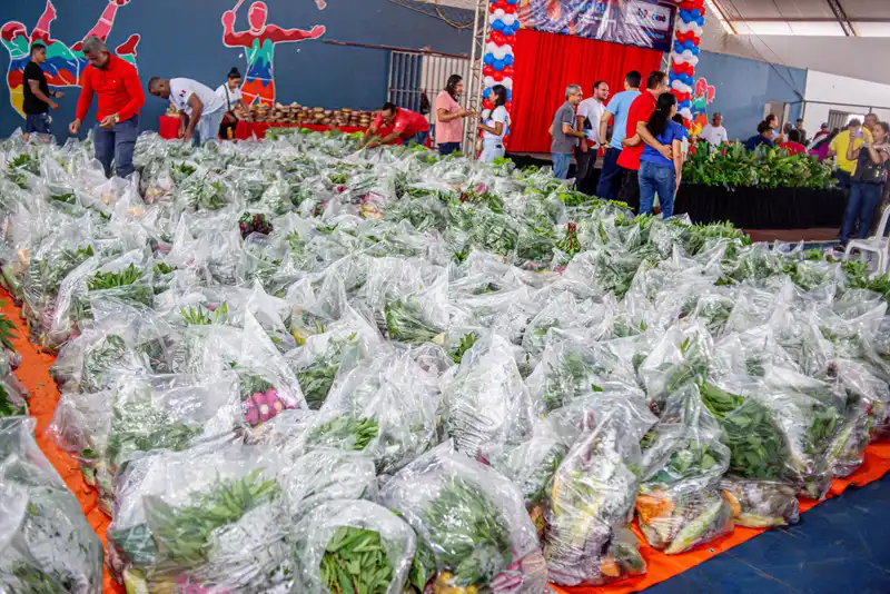 Galeria de imagens - Foto 1 da notícia: Prefeitura de Codó inicia programação de aniversário de 129 anos do município com entrega de mil cestas verdes