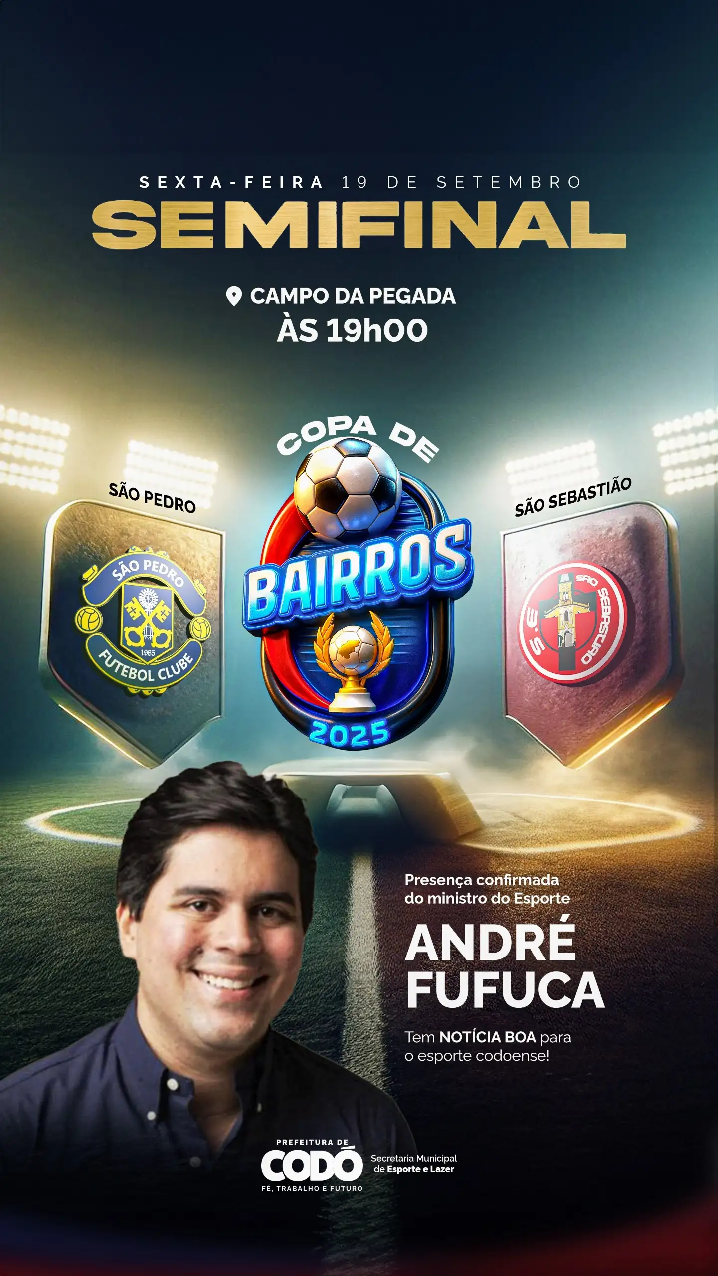 Codó se prepara para a grande semifinal da Copa de Bairros 2025 nesta sexta-feira