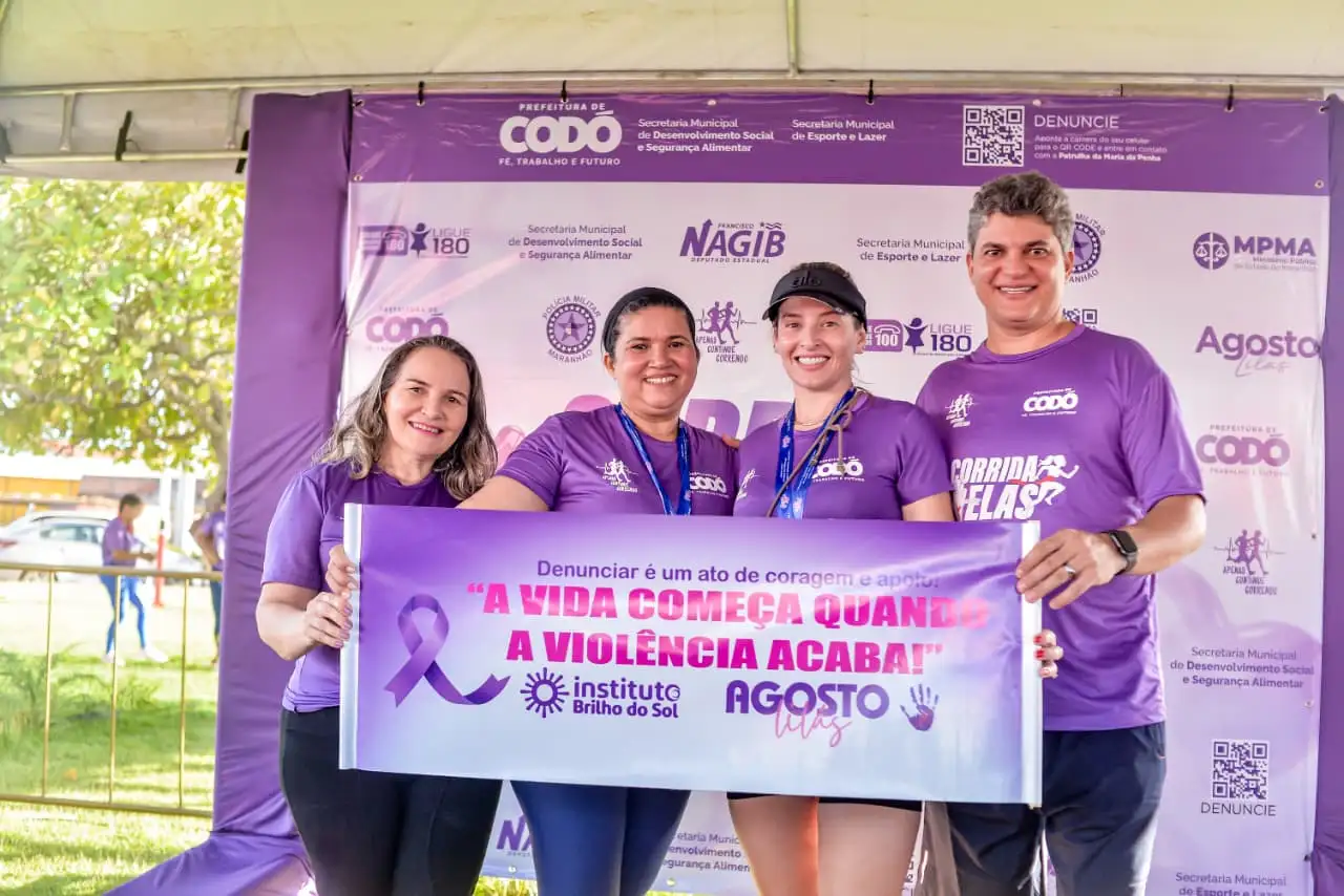 Foto 5 – 1ª Corrida Por Elas marcou o encerramento do Agosto Lilás com emoção, superação e compromisso social em Codó