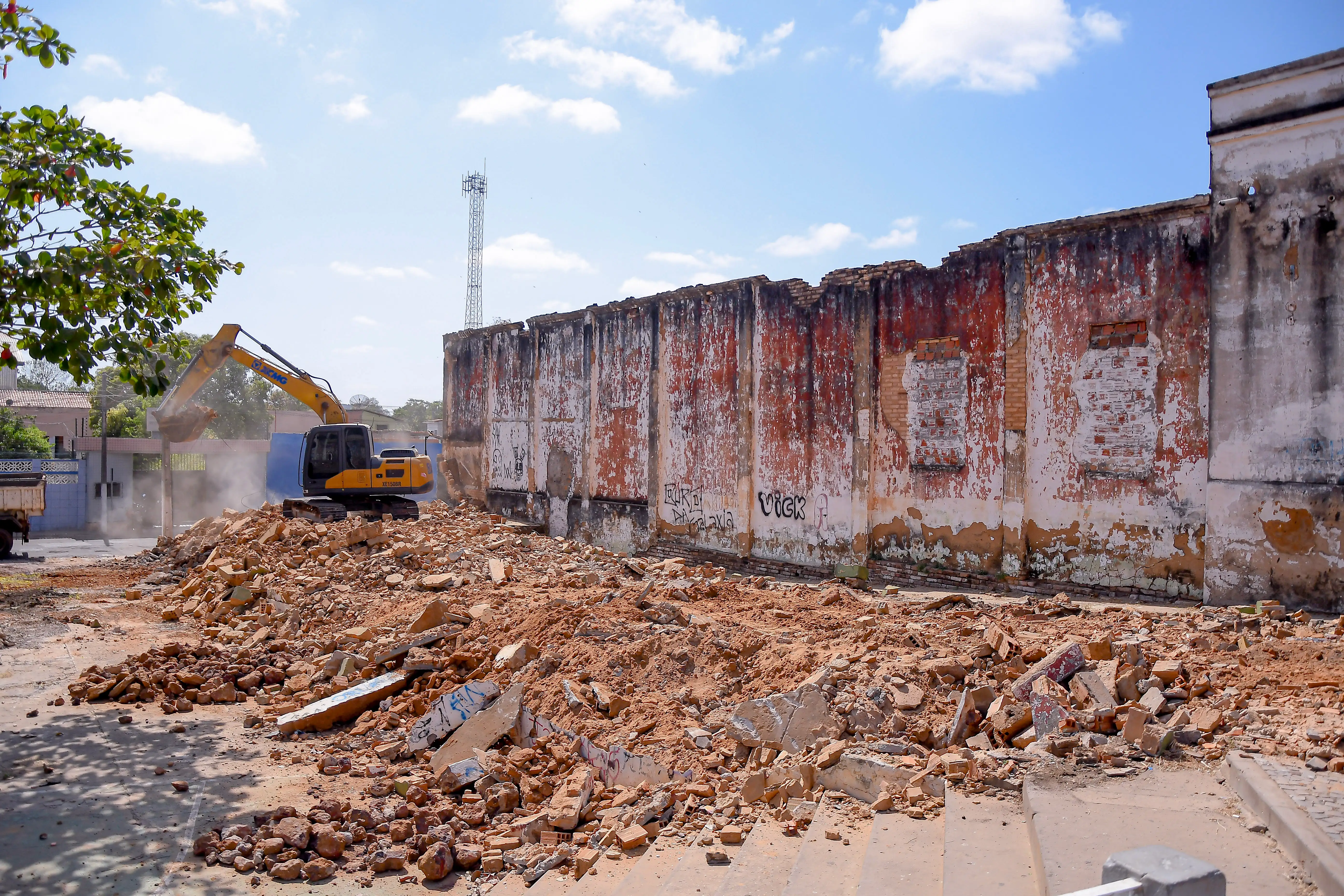 Foto 11 – Codó inicia revitalização da nova Praça do Cinema com proposta de resgatar memória e modernizar espaço