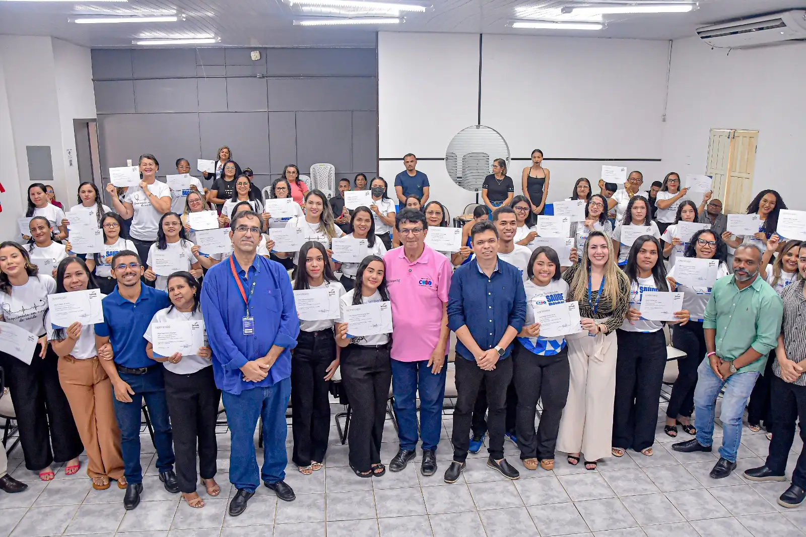 Foto 1 – Parceria entre Prefeitura de Codó e Senac forma 50 profissionais para a área da saúde