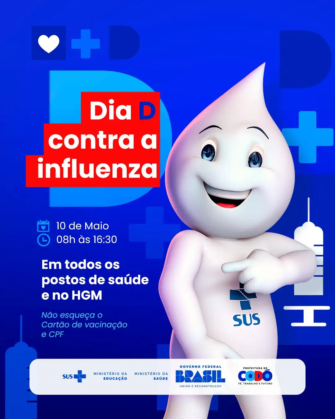 Prefeitura Municipal de Codó promove Dia D contra a Influenza