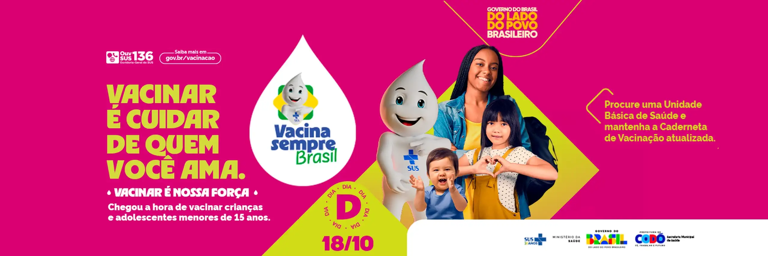 Prefeitura de Codó realizará o Dia D de Multivacinação neste sábado (18)