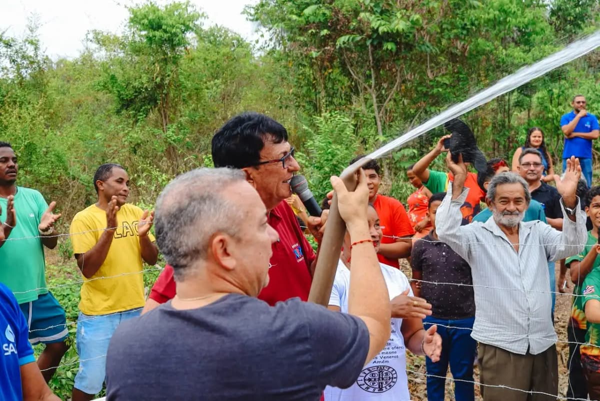 Foto 3 – Água mais perto de casa: poço artesiano beneficia famílias do povoado Santo Antônio dos Pretos, em Codó