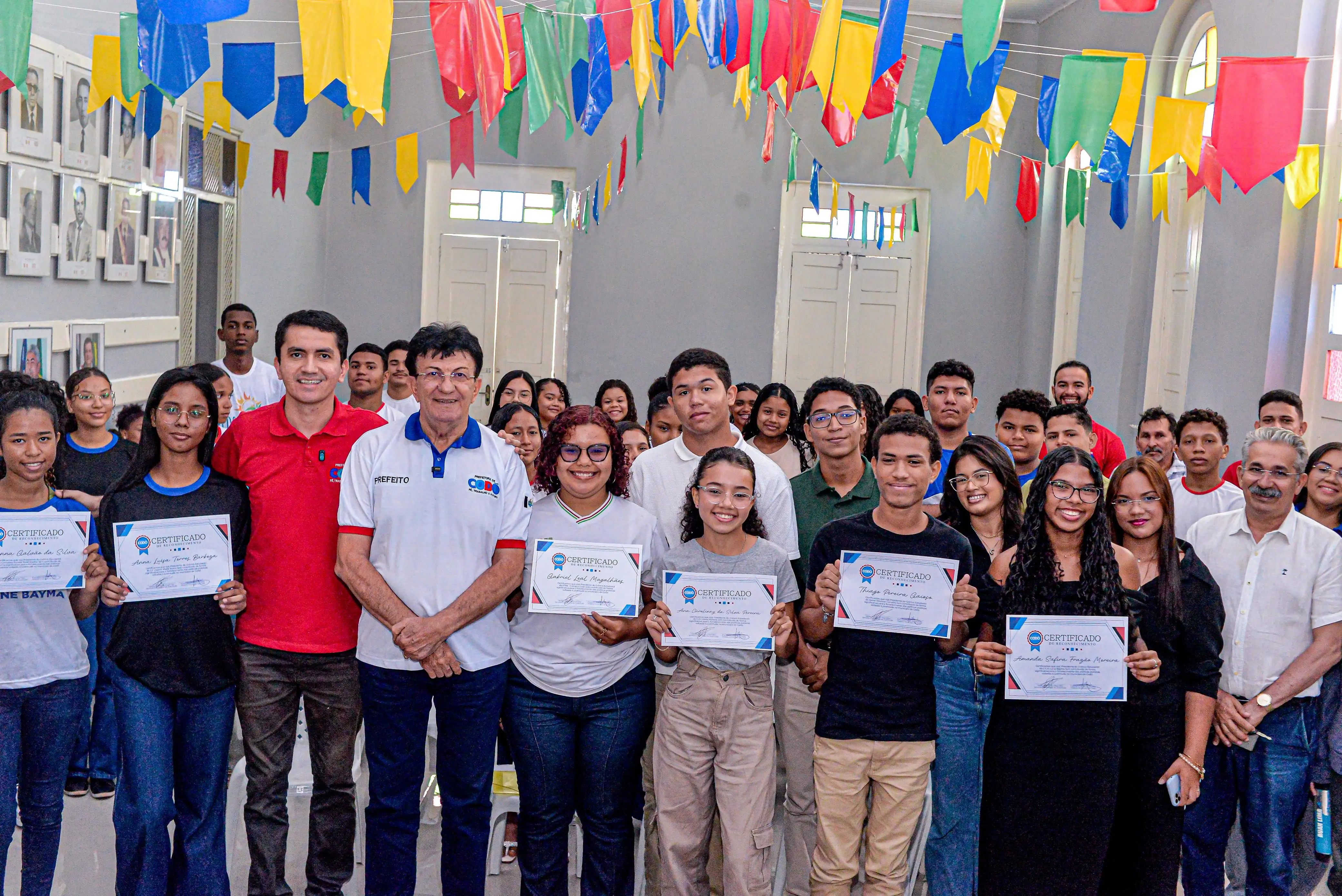 Prefeitura de Codó promove solenidade de posse para Presidentes eleitos dos Grêmios Estudantis
