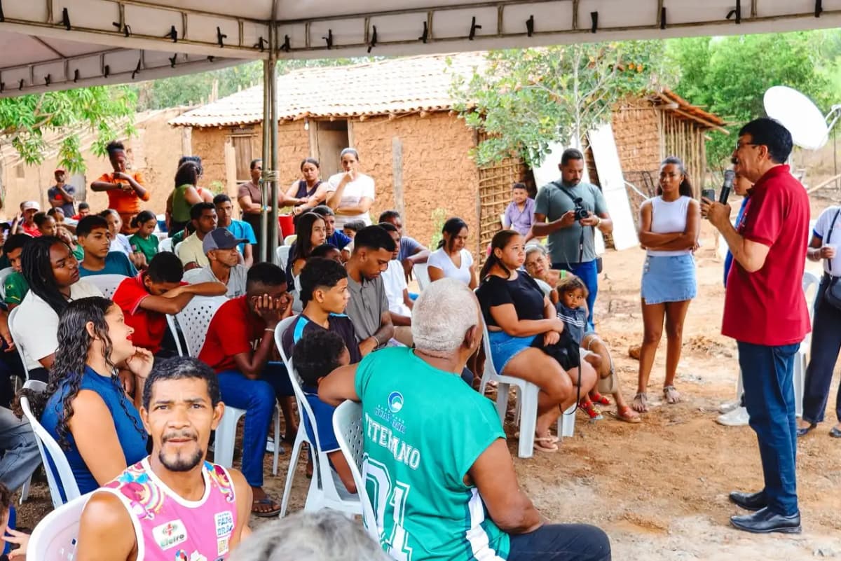 Foto 5 – Água mais perto de casa: poço artesiano beneficia famílias do povoado Santo Antônio dos Pretos, em Codó