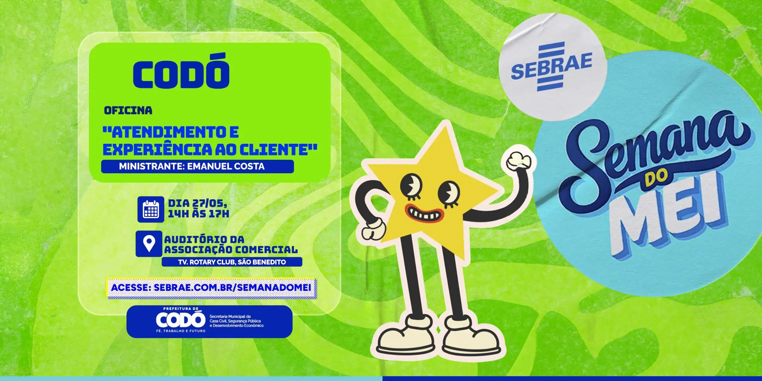 Prefeitura de Codó fortalece empreendedorismo com oficina gratuita para MEIs durante a Semana do MEI