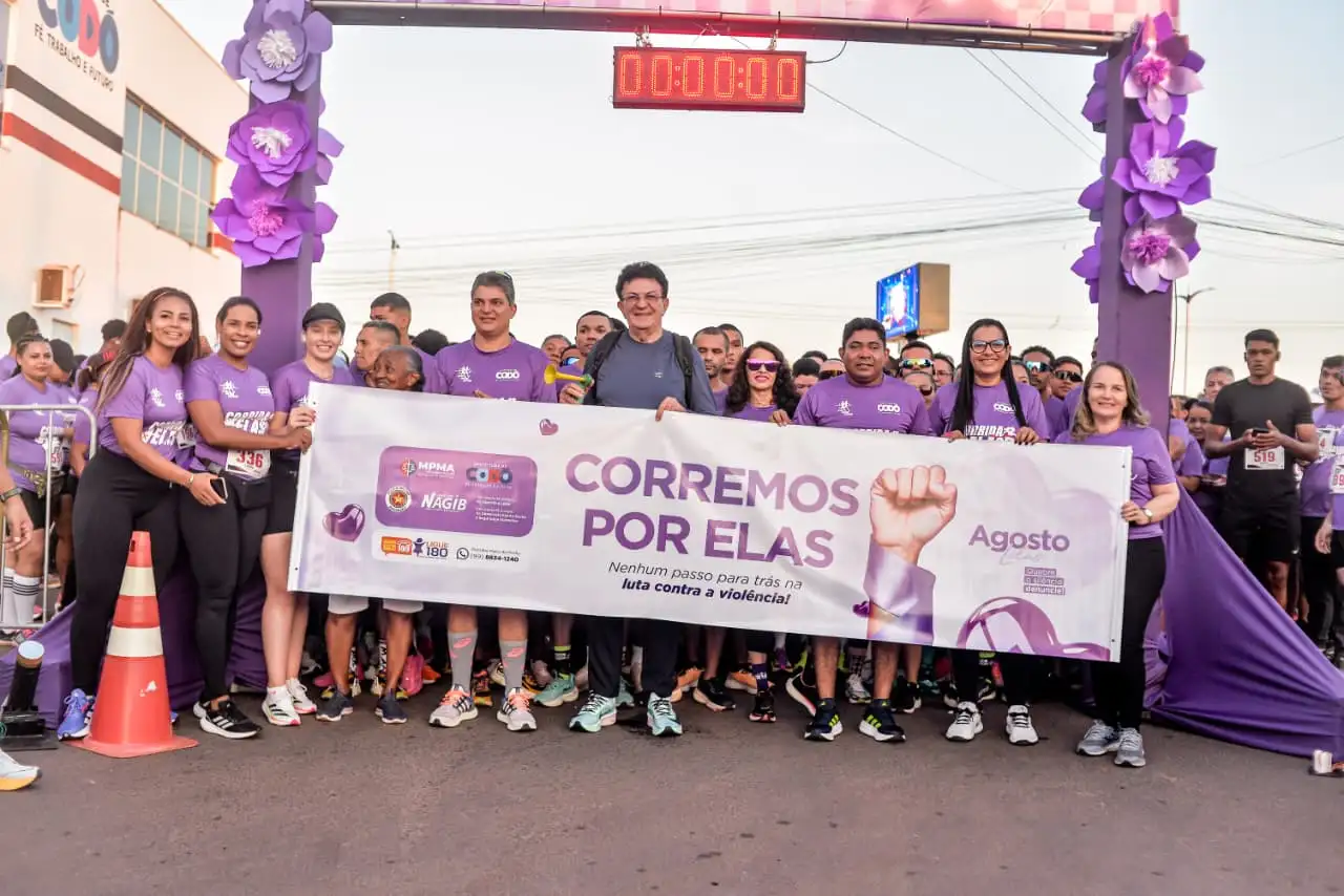 1ª Corrida Por Elas marcou o encerramento do Agosto Lilás com emoção, superação e compromisso social em Codó