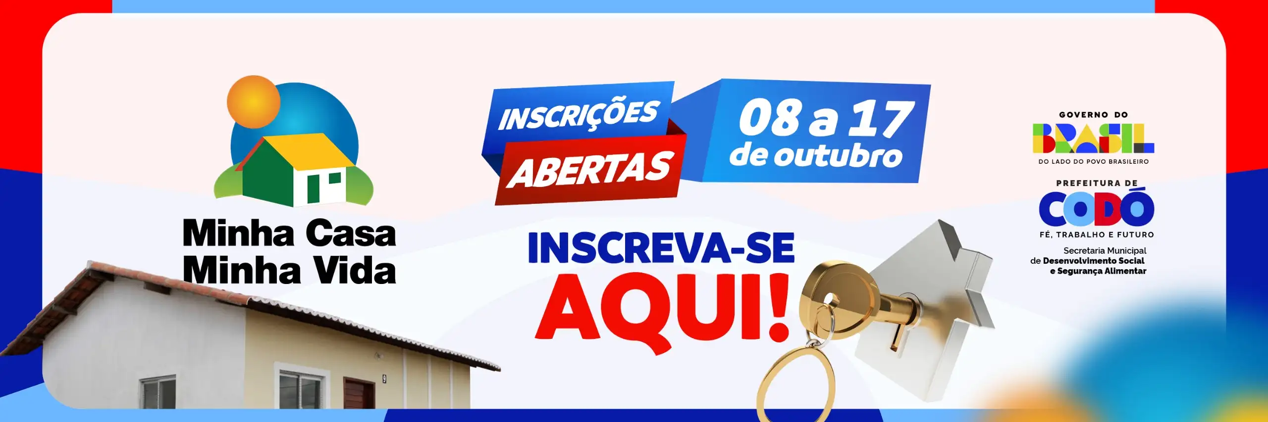 🏠 Inscrições abertas para o Programa Minha Casa Minha Vida em Codó