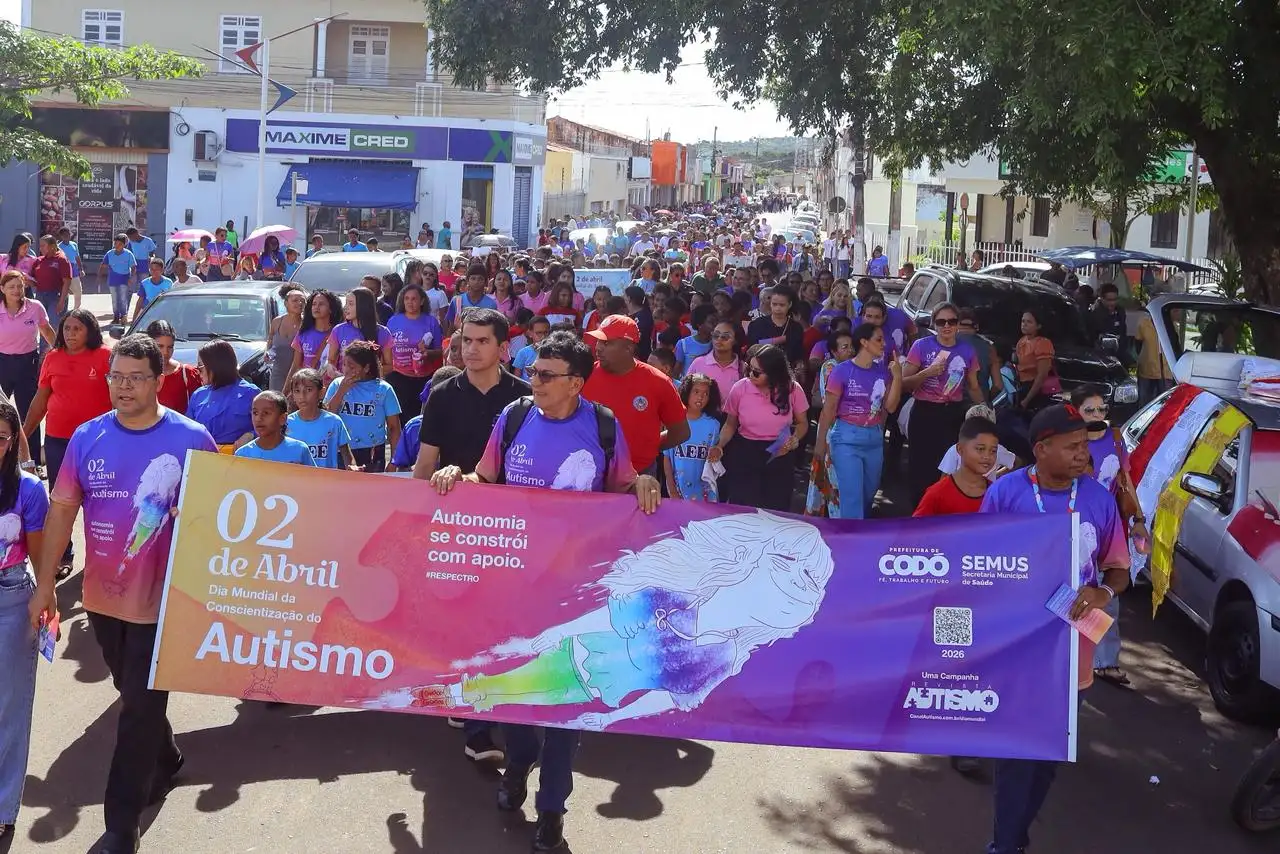 Dia do Autismo é celebrado com ações educativas e sociais em Codó