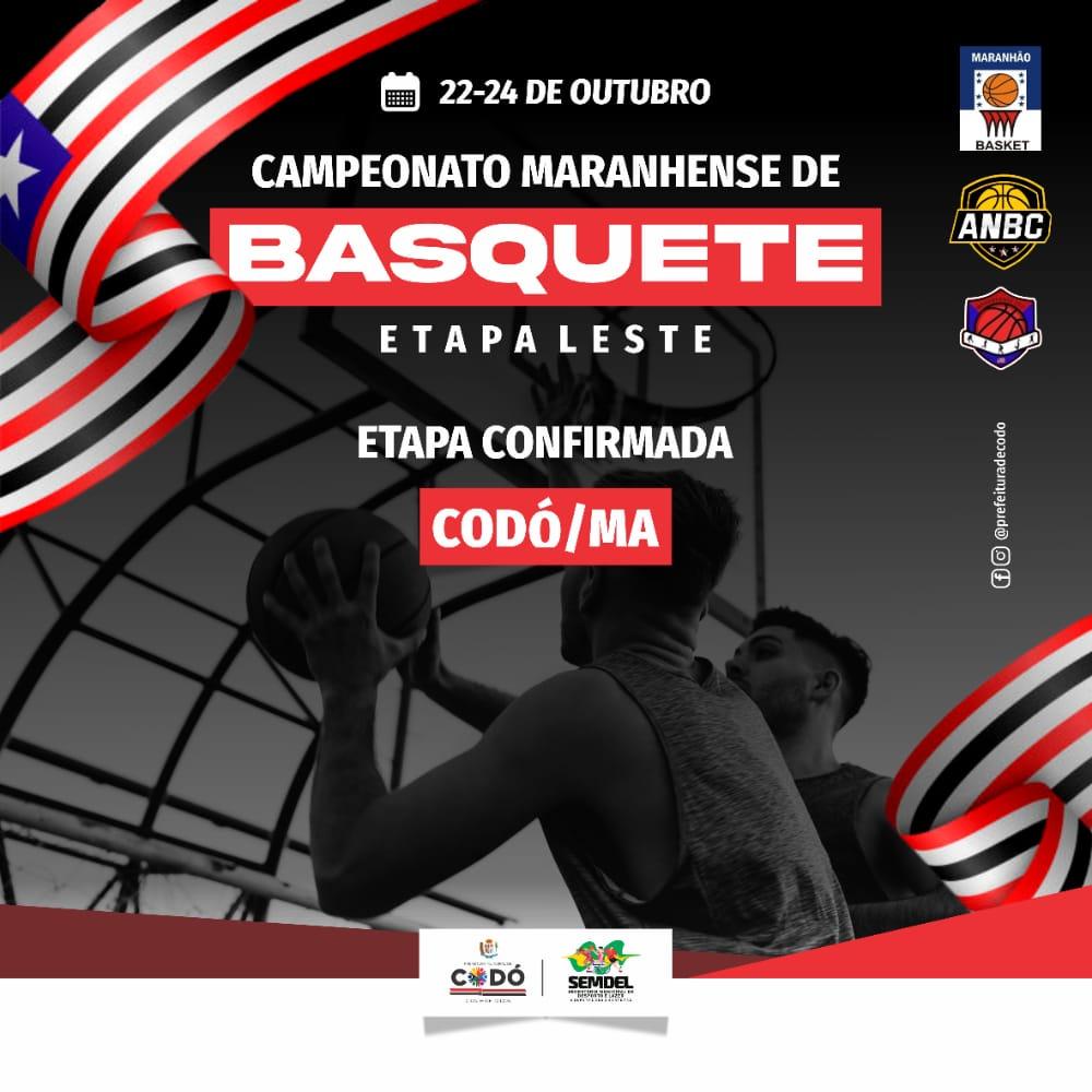 Codó sediará Campeonato Maranhense de Basquete etapa leste 2021