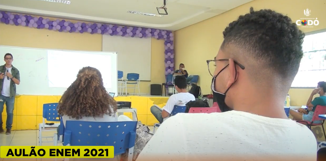 Aulão do ENEM promove mega revisão e garante aprendizagem para estudantes codoenses