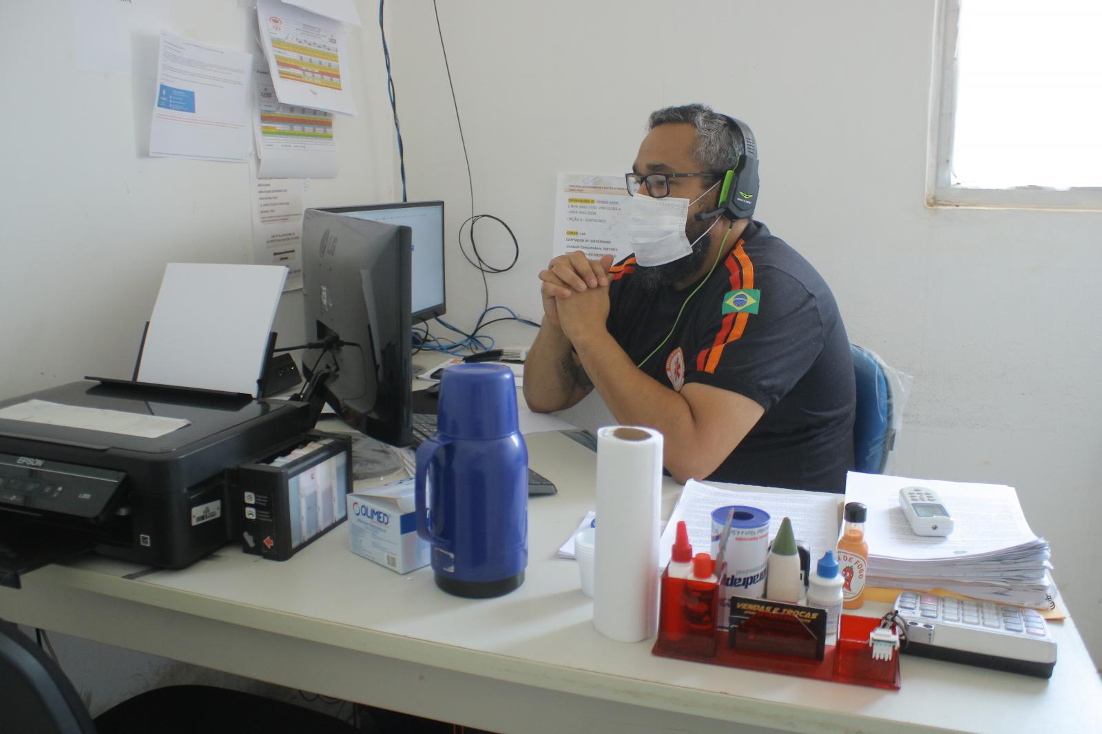 Direção Administrativa do SAMU de Codó participa de reunião virtual com o Ministério da Saúde para renovar frotas de ambulâncias