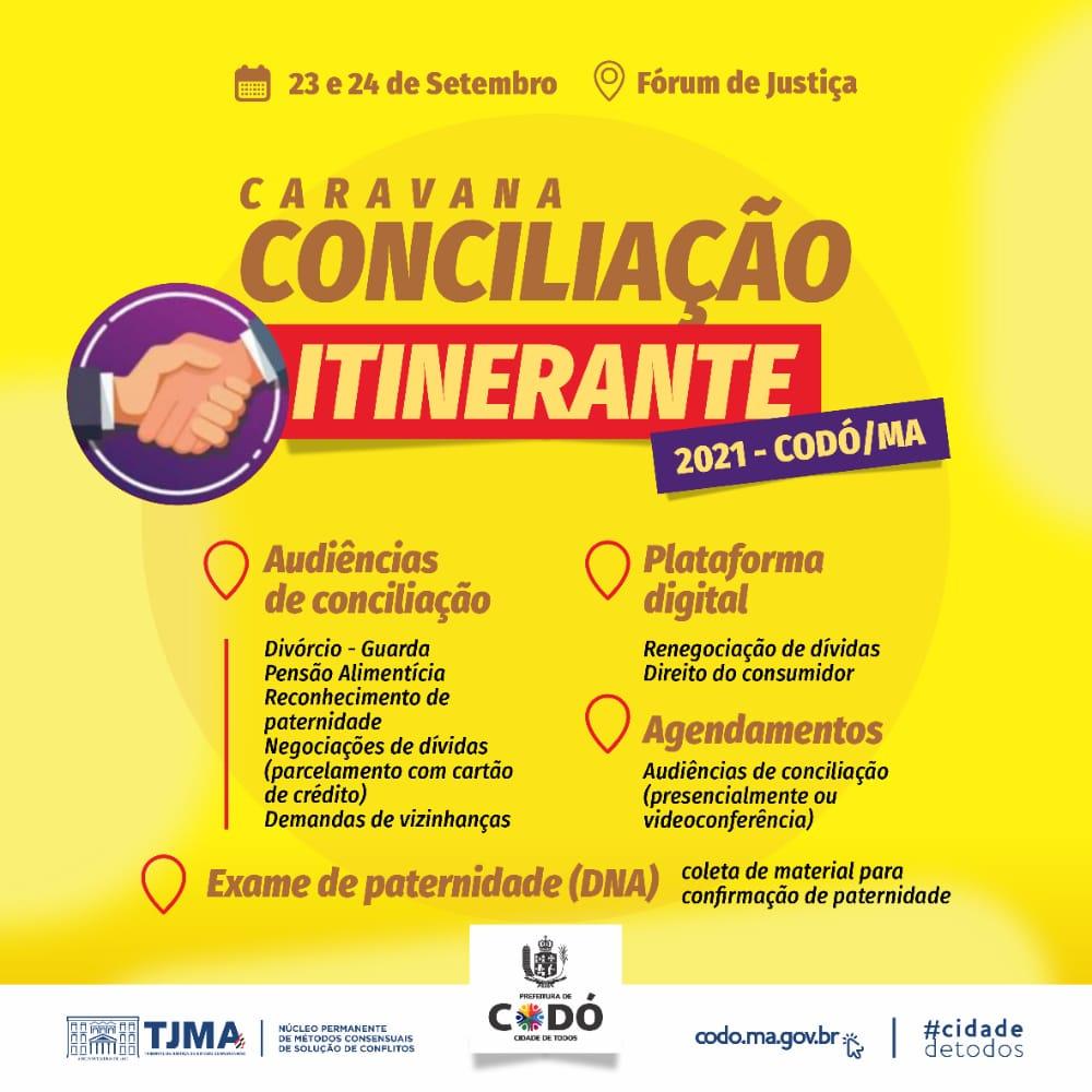 TJMA promove Caravana  Itinerante da Conciliação em Codó