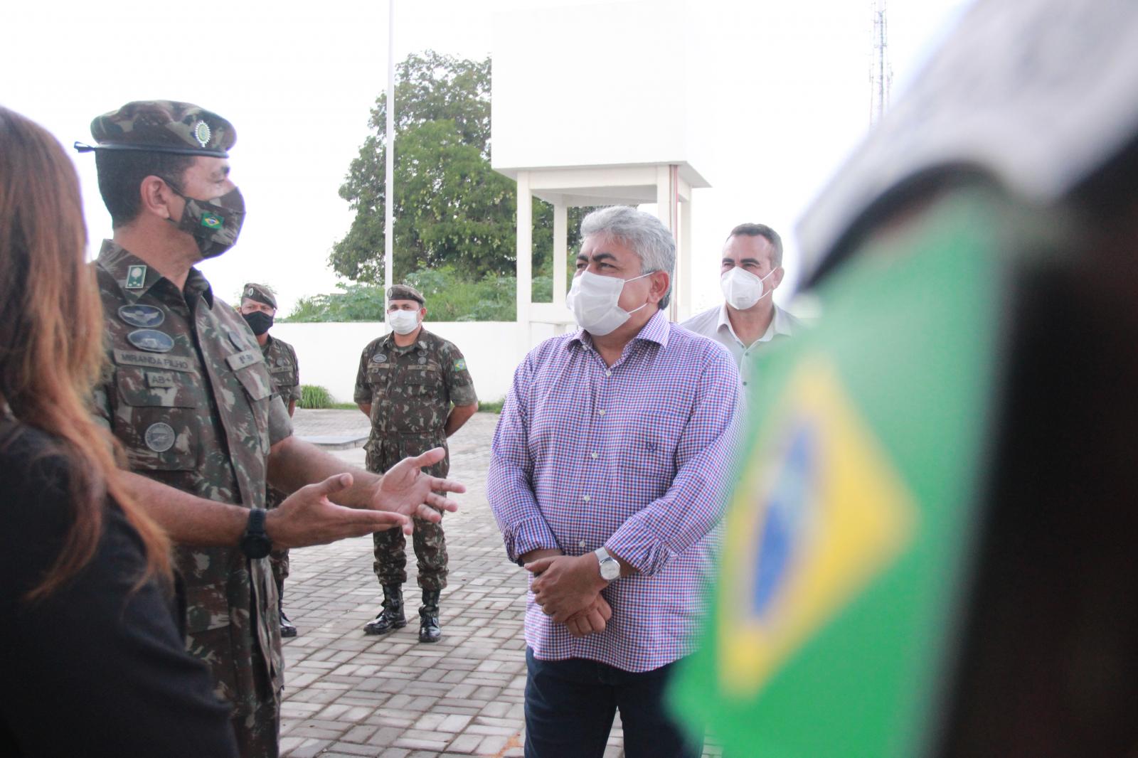 Prefeito Dr. Zé Francisco recebe visita de General da 8ª Região Militar na Escola Cívico de Codó