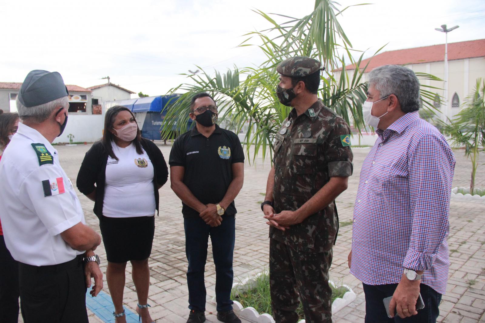 Prefeito Dr. Zé Francisco recebe visita de General da 8ª Região Militar na Escola Cívico de Codó