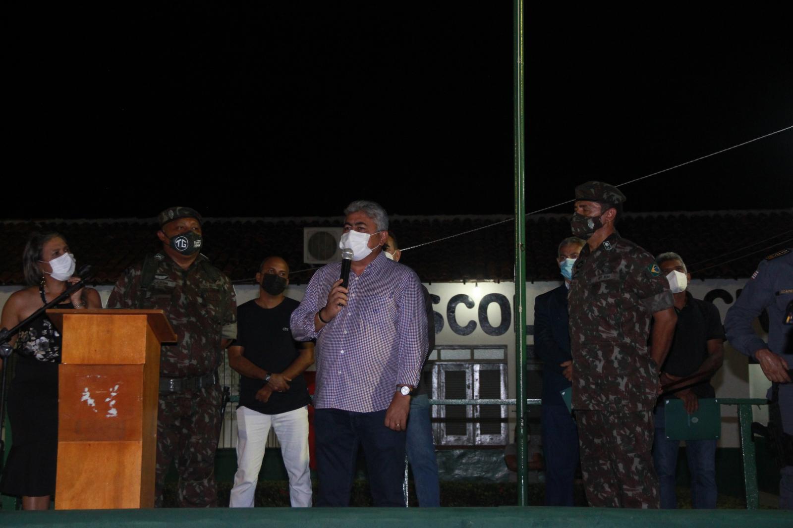 Prefeito Zé Francisco e secretários municipais recebem homenagem do Tiro de Guerra em Codó