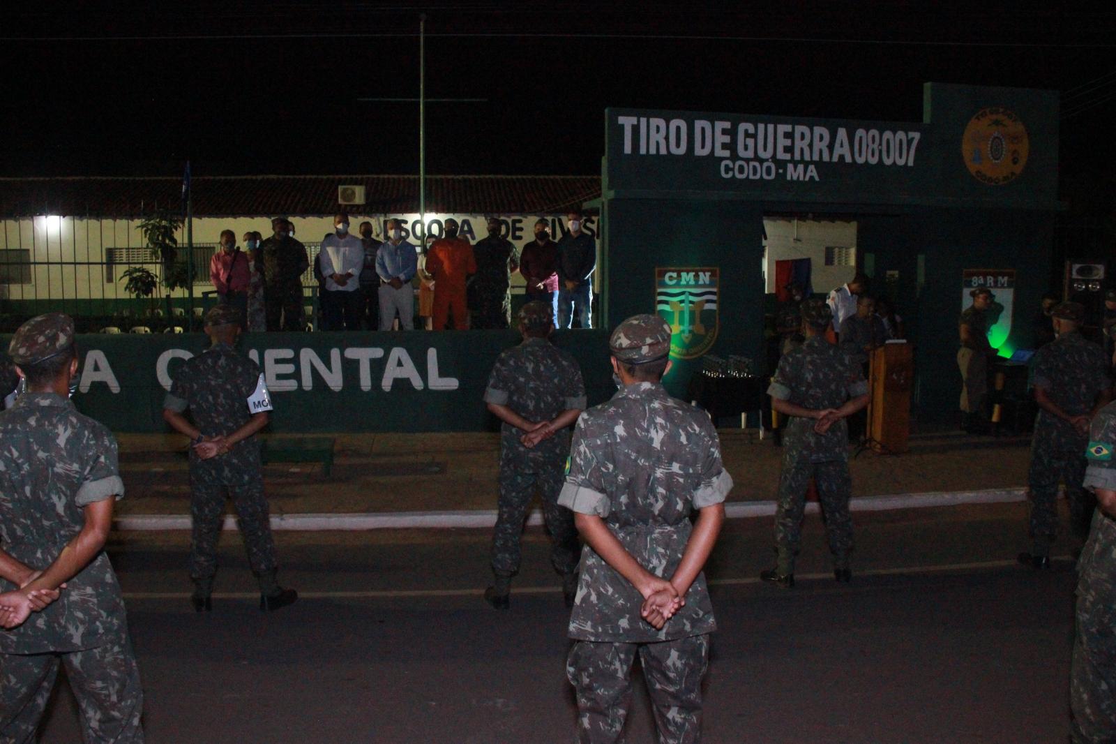 Prefeitura prestigia formatura de atiradores do Tiro de Guerra de Codó