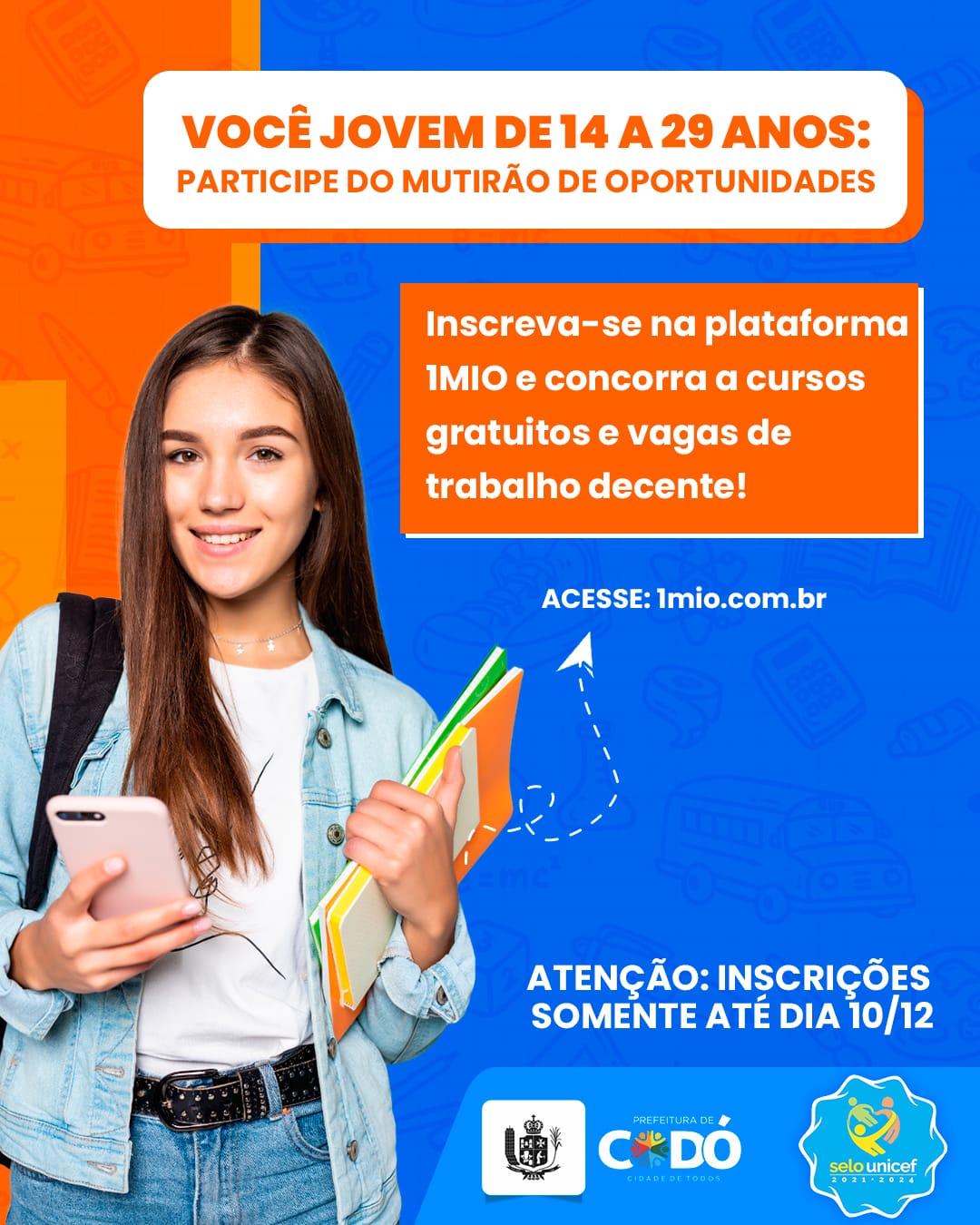 Compromisso entre Prefeitura de Codó e projeto do UNICEF abre oportunidades para adolescentes e jovens  