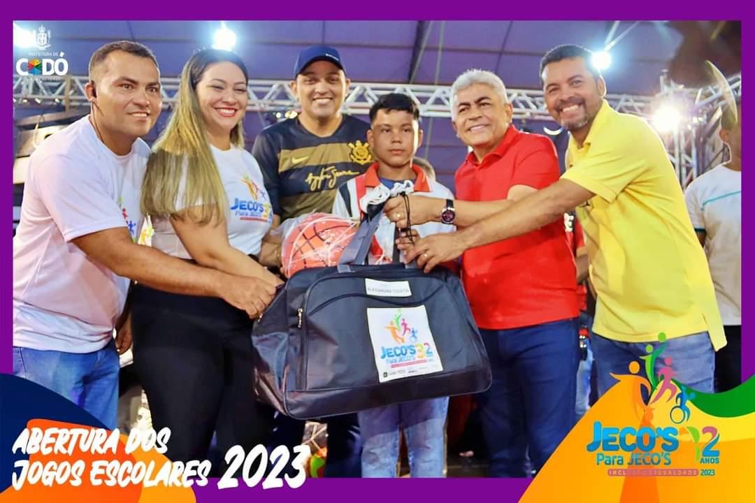 Abertura dos Jogos Escolares Codoenses marca entrega do novo Ginásio Poliesportivo Carlos Fernando