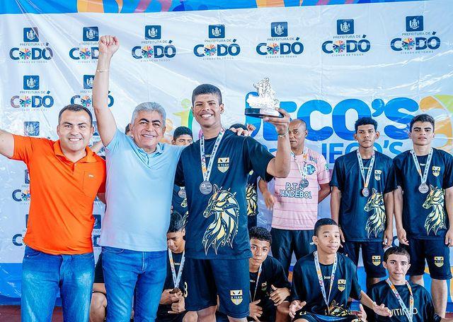 Escolas campeãs de Handebol são premiadas em cerimônia de destaque no Ginásio Carlos Fernando, em Codó