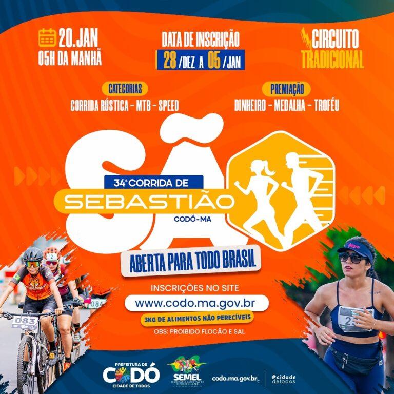 Abertas as inscrições para a 34ª Corrida de São Sebastião