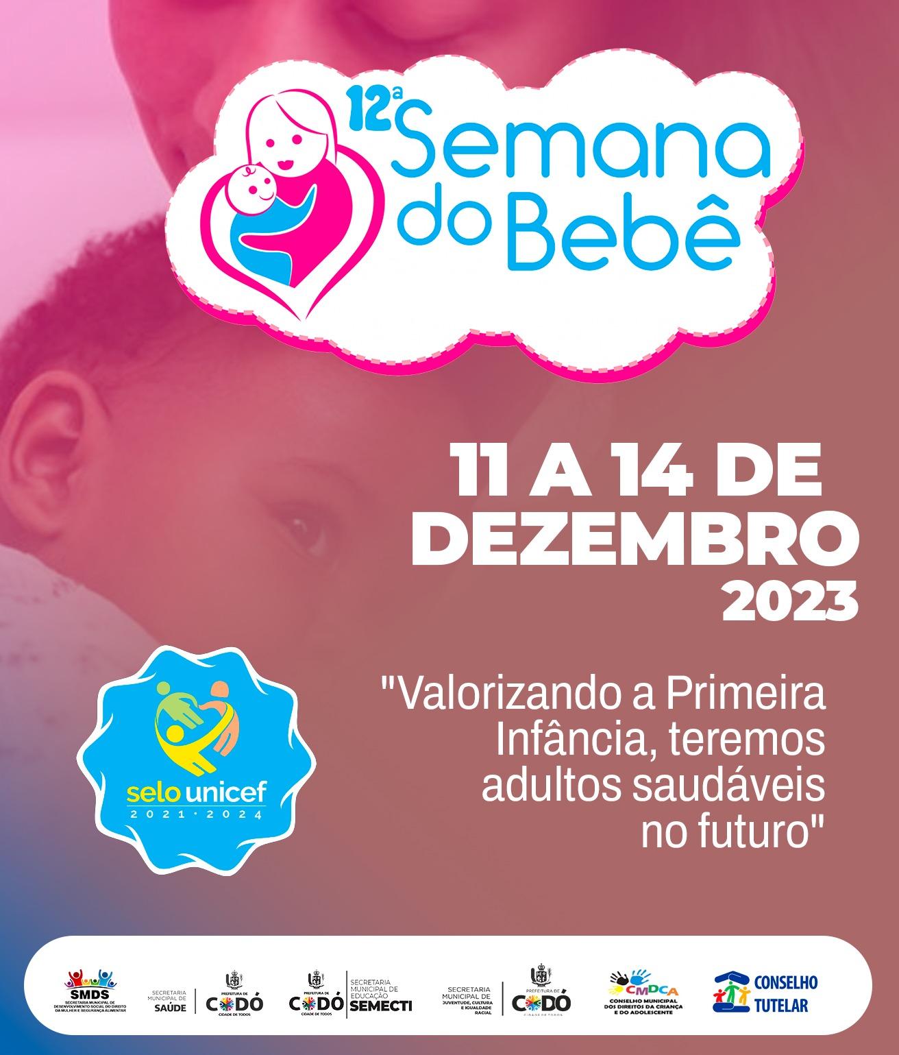 Codó se prepara para a 12ª Semana do Bebê com o tema “Valorizando a Primeira Infância, teremos adultos saudáveis no futuro”